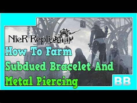 nier subdued bracelet|nier replicant metal piercing.